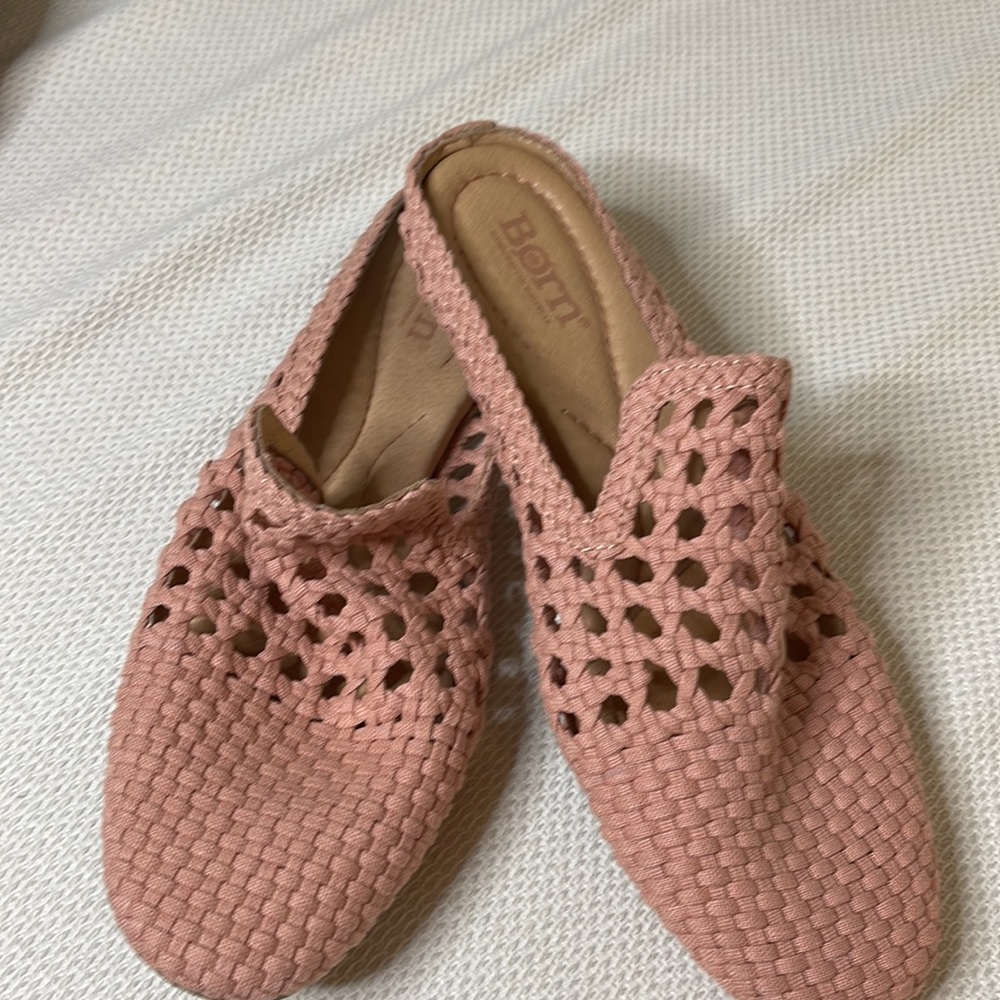Born Woven Mules Size 6